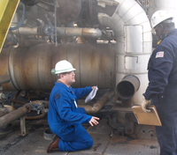 Field Service Technician Doing An Inspection