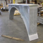 Custom Pipe Saddles For Large Diameter Duct Work