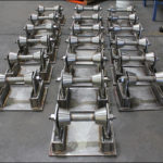 Pt&Amp;P Designed Pipe Roller Stands For A Wastewater Treatment Plant