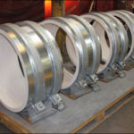 Pre-Insulated Pipe Supports Designed For High Temperatures In A Power Plant