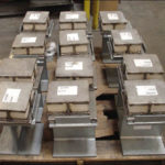 11 Slide Plate Assemblies With Marinite Insulation And Vibration Pads