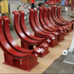 42” Dia. Chrome-Moly Pipe Clamps Designed For An Ammonia Plant