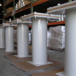 Trunnion Base Ell Supports For A Cryogenic Line