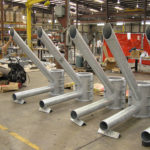 Structural Supports With Megalug Pipe Attachments