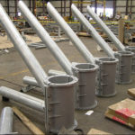 Structural Supports With Megalug Pipe Attachments