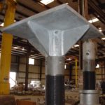 Adjustable Pipe Stands To Support Ductile Iron Pipe