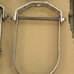 Stainless steel clevis hanger for insulated lines