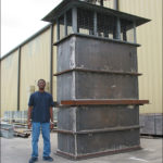 5,000 Lb. Air Intake Stacks &Amp; 300 Lb. Dampers For An Oil Refinery