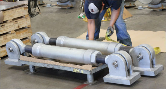 Large Custom Sway Struts Designed For A Liquid Filters Manufacturer