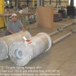 58,000 Lb. Load Variable Spring Assemblies For A Power Plant