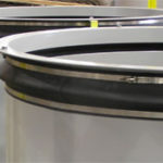 Two Expansion Joints For An Air Intake On A Generator Unit At A Packaged Power Facility In Houston