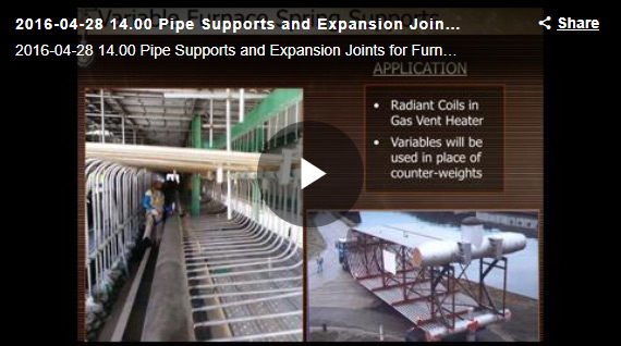 Pipe Supports And Expansion Joints For Furnace Applications Webinar