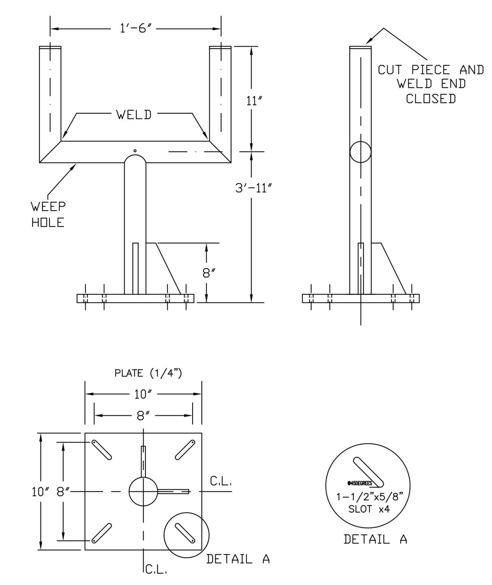 IS-756 FLOOR MOUNT (2″ PIPE MODULE)