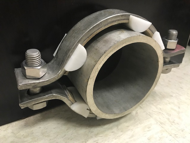 Ptp Pipe Clamp With Tpi And Vibration Pads