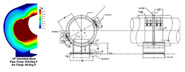 Fea Drawing Pipe Shoe