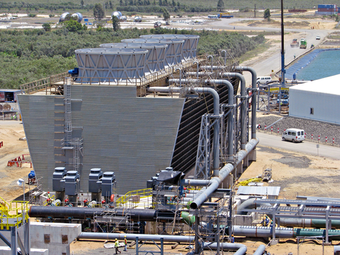 Industrial process cooling towers