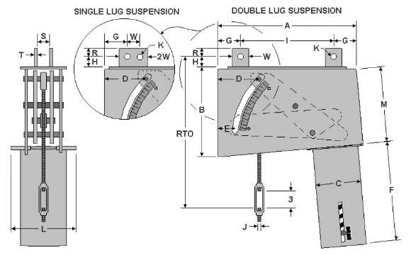 Rod-Take Out Indicated On A Variable Spring Hanger